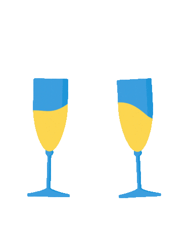 Bottoms Up Drinking Sticker by Marcel Katz / The Art Plug