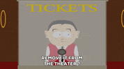 tickets speaking GIF by South Park 