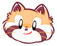 Happy Red Panda Sticker