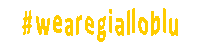 blu giallo Sticker by Rugby Parma FC 1931