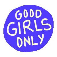 happymealneil party blue girls good girls Sticker