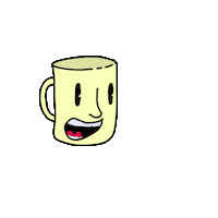 sateusmantos coffee mug cup of coffee sateus mantos Sticker