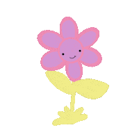 Pink Flower Sticker