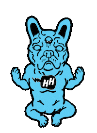 Relaxed French Bulldog Sticker by Hello Human