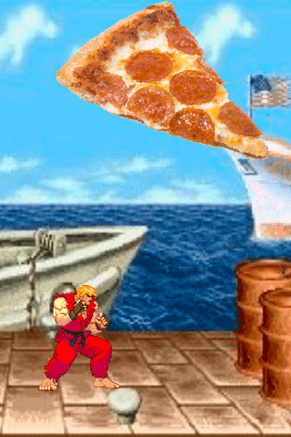 street fighter pizza GIF by kotutohum