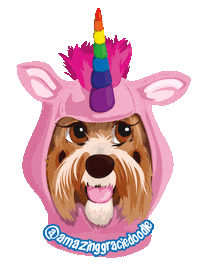 Happy Dog Sticker by Doggygraphics