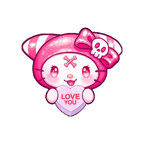 Love You Heart Sticker by Candy Kult Land