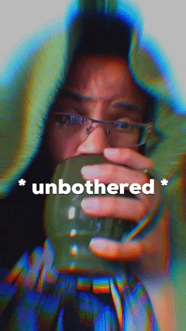 coopknowscrypto girl tea whatever unbothered GIF