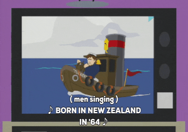 russell crowe singing GIF by South Park 