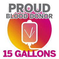 Donate Give Sticker by Versiti Blood Centers