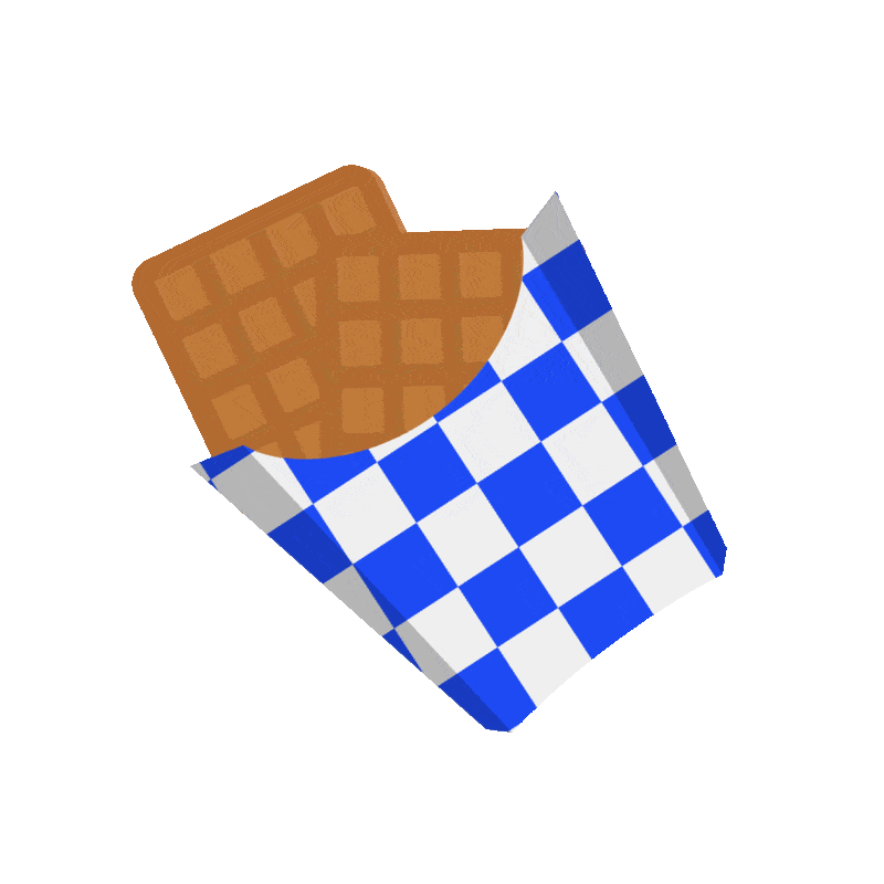 Eats Waffle Sticker by Gastronomical