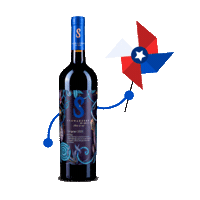 Fiestas Patrias Chile Sticker by Schwaderer Wines
