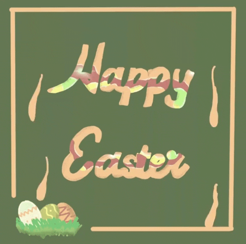 Eggs Happy Easter GIF