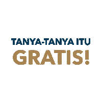 Tanya Tanya Itu Gratis Sticker by paragonproperty.id