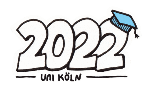 Happy New Year Cologne Sticker by Universität zu Köln