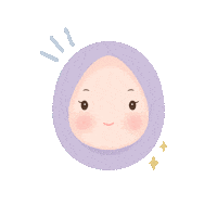 Girl Smile Sticker