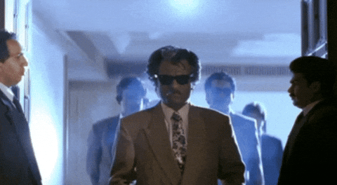 Swag Entry GIF by RajiniGifs