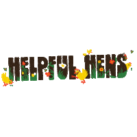 Scrambled Eggs Chicken Sticker by Helpful Hens