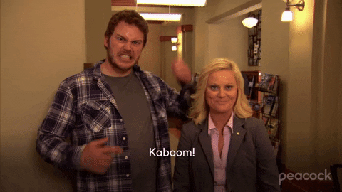 Excited Chris Pratt GIF by Parks and Recreation