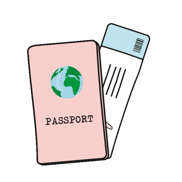 passport boardingpass Sticker by Gisou by Negin Mirsalehi