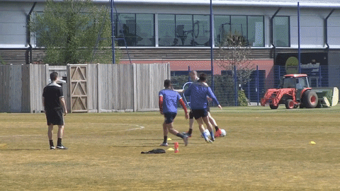 #training #pompeygif GIF by Portsmouth Football Club