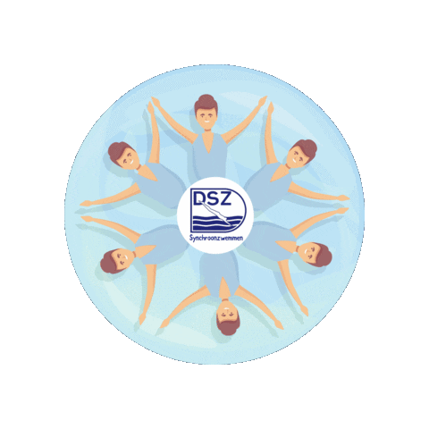 DSZsynchroonzwemmen swimming den haag denhaag zwemmen Sticker