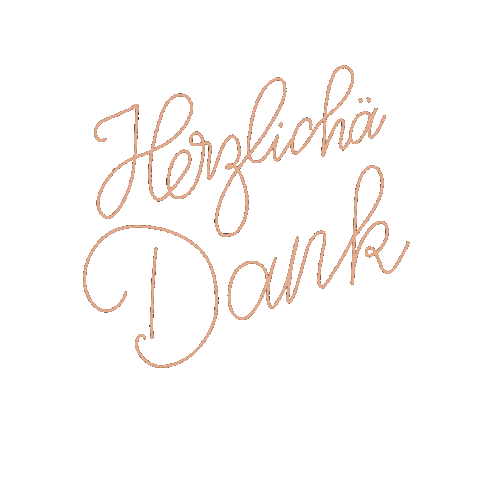 Herzlichä Dank Sticker by Handbeschriftetes