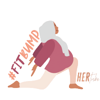 Girl Yoga Sticker by Her Tribe
