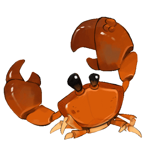 Crab Bbfl Sticker by Space Ape Games