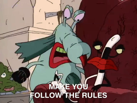 nickrewind giphydvr nicksplat aaahh real monsters giphyarm044 GIF