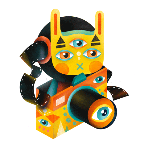 baby camera Sticker by Bryndon Díaz