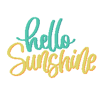 Summer Hello Sticker