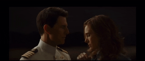 davidhills hug cuddle tom cruise top gun GIF