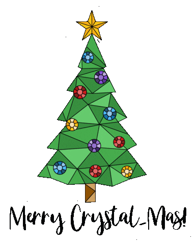 Merry Christmas Sticker by Contempo Crystals