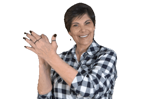 Clapping Celebrating Sticker by Eliana Dias