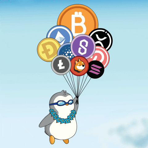 To The Moon Nft GIF by Pudgy Penguins