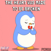 Sad Heart GIF by Pudgy Penguins