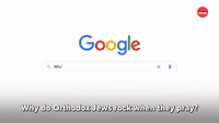 Why Orthodox Jews Rock When They Pray