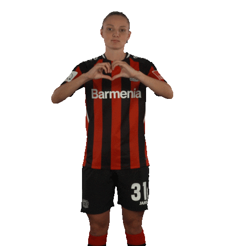 I Love You Heart Sticker by Bayer 04 Leverkusen