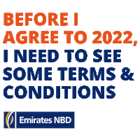 New Year Christmas Sticker by EmiratesNBD
