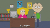 talking mr. mackey GIF by South Park 