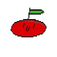 _srelemorele pixelart cherry tomato srelemorele Sticker