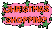 Christmas Shopping Sticker by Poppy Deyes