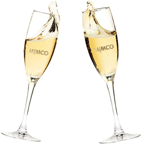 champagne Sticker by MIMCO