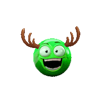 Happy Reindeer Sticker by Washington's Lottery