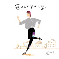 windpress71 workout run health selfcare GIF