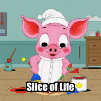 Slice Of Life Cooking GIF by The Pigasso