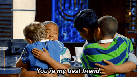 sad you're my best friend GIF by MasterChef Junior