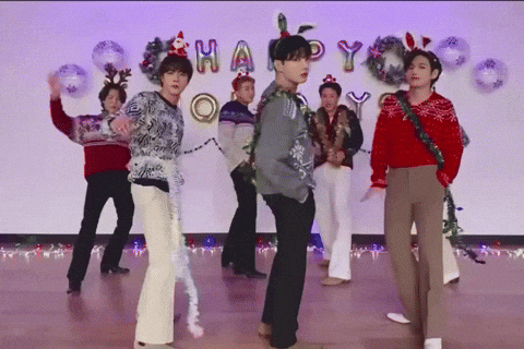 Dance Happy Holidays GIF