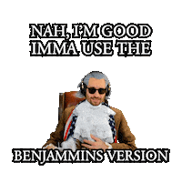 Benjammins Sticker